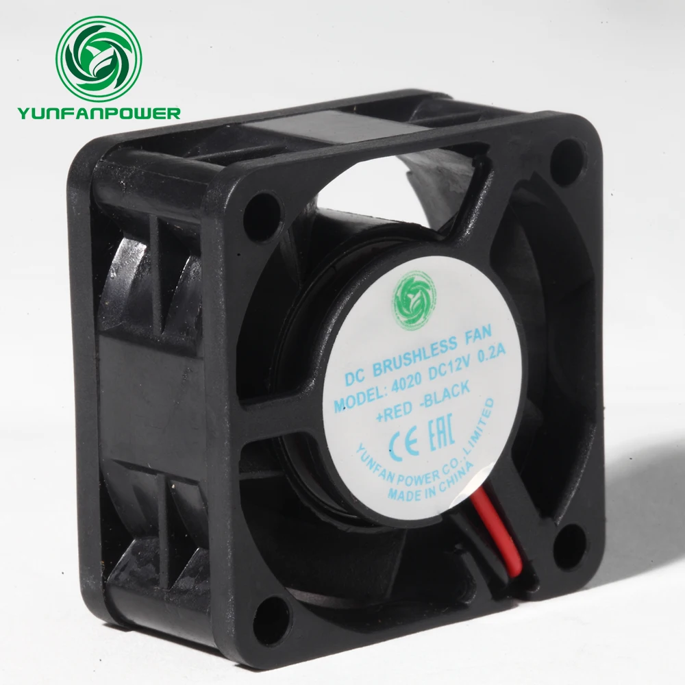 Wholesale 40mm 12v dc duct fa  stand Table Cooling Fan High quality brushless fan
