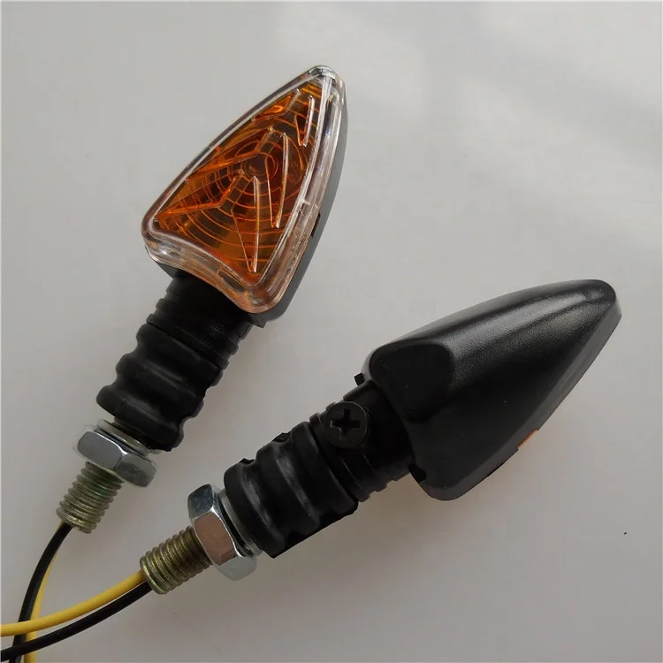 Scooter Motorcycle Flasher LED Motorcycle Turn Signal Indicator Blinker Amber Lamp 12V Universal Motorbike Turn Light