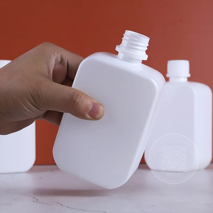 Wholesale 500ml large shampoo lotion plastic Hdpe square foam pump bottle
