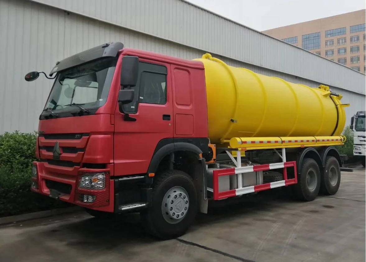 Sinotruk HOWO 6x4 вакуумный всасывающий грузовик