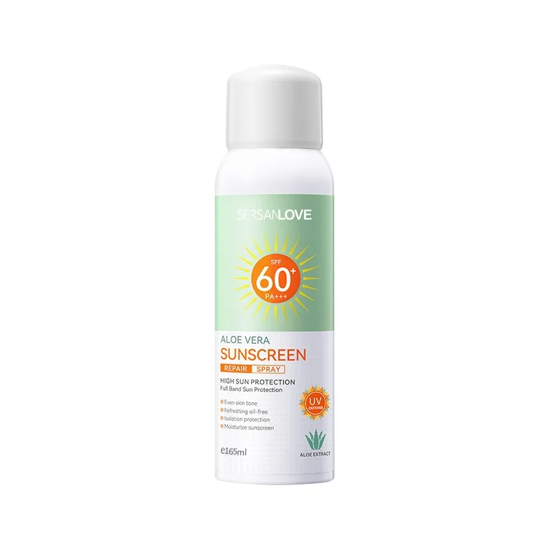 2024 New formula High quality OEM Organic UVA UVB tinted sunblock glycerin aloe vera sunscreen