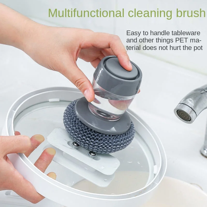 Горшок для чистки ручной работы, автоматический моющий горшок для кухни, бытовая многофункциональная щетка для чистки, посуда