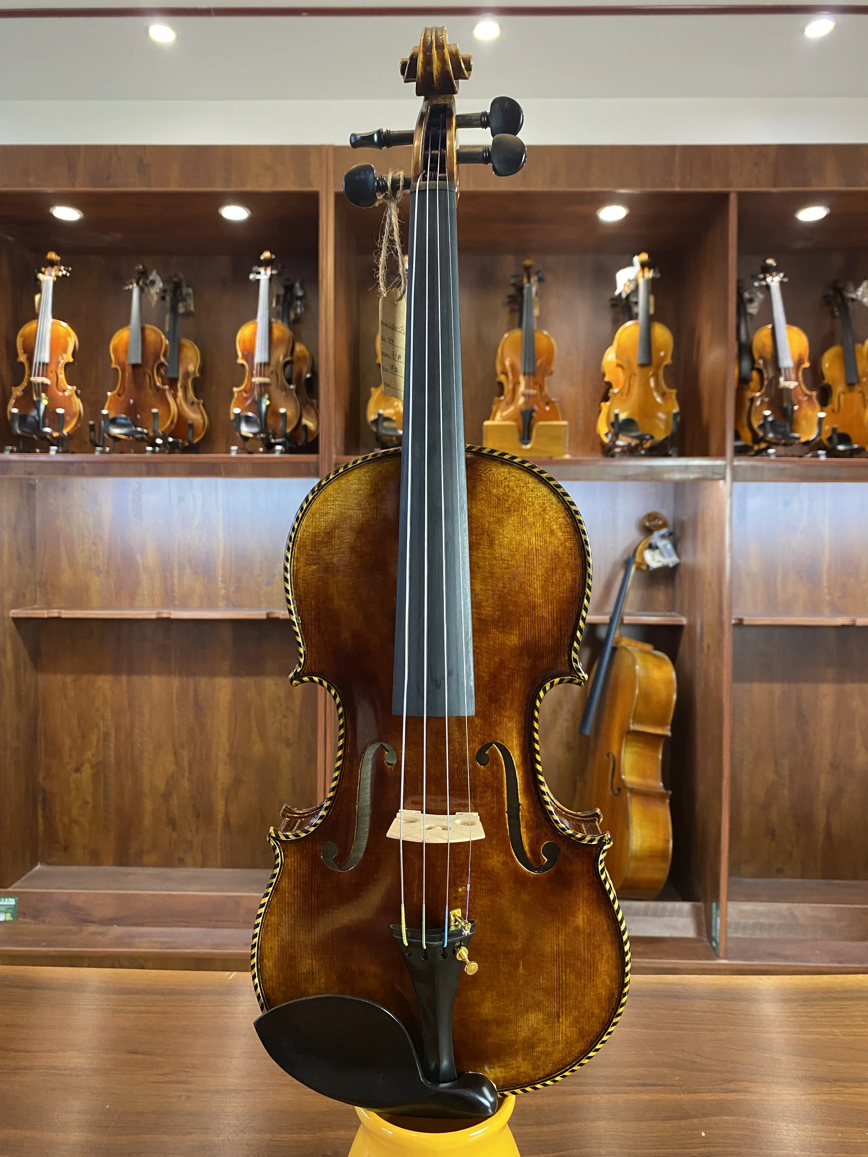 Professional musical instrument 4/4 wholesale price red brown master violin