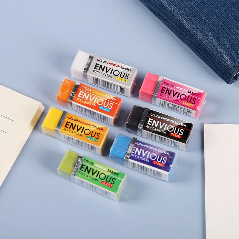 New Color Erasers for Foreign Trade Student Exam Pencil Erasers Student Learning Stationery Supplies for the Opening Season
