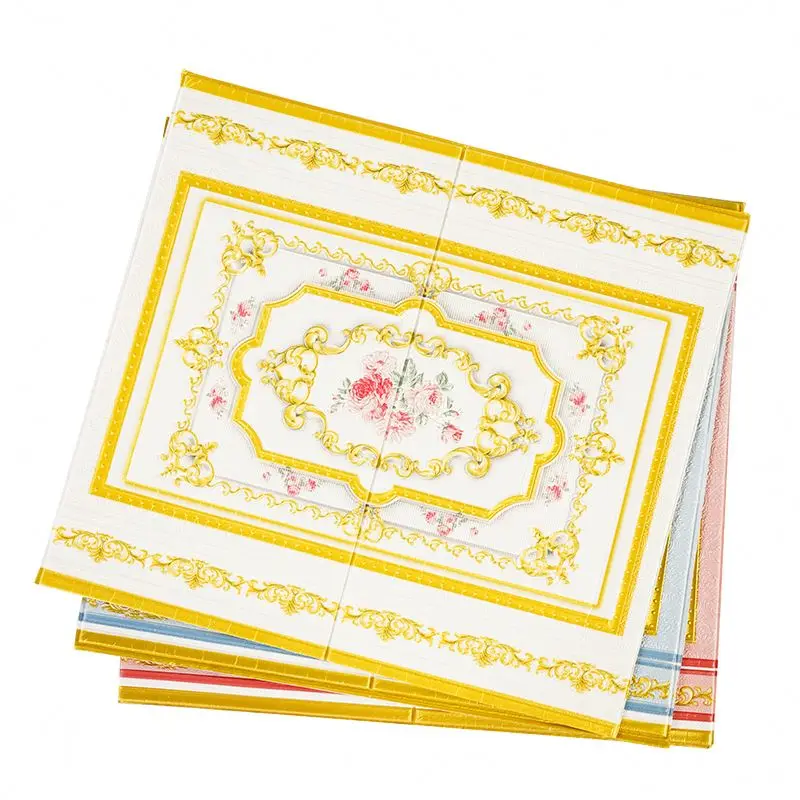 Best Selling Self Adhesive Smart 3D Tile stickers Mosaic 4mm Wall Stick On Tile For House Decoration Bathroom