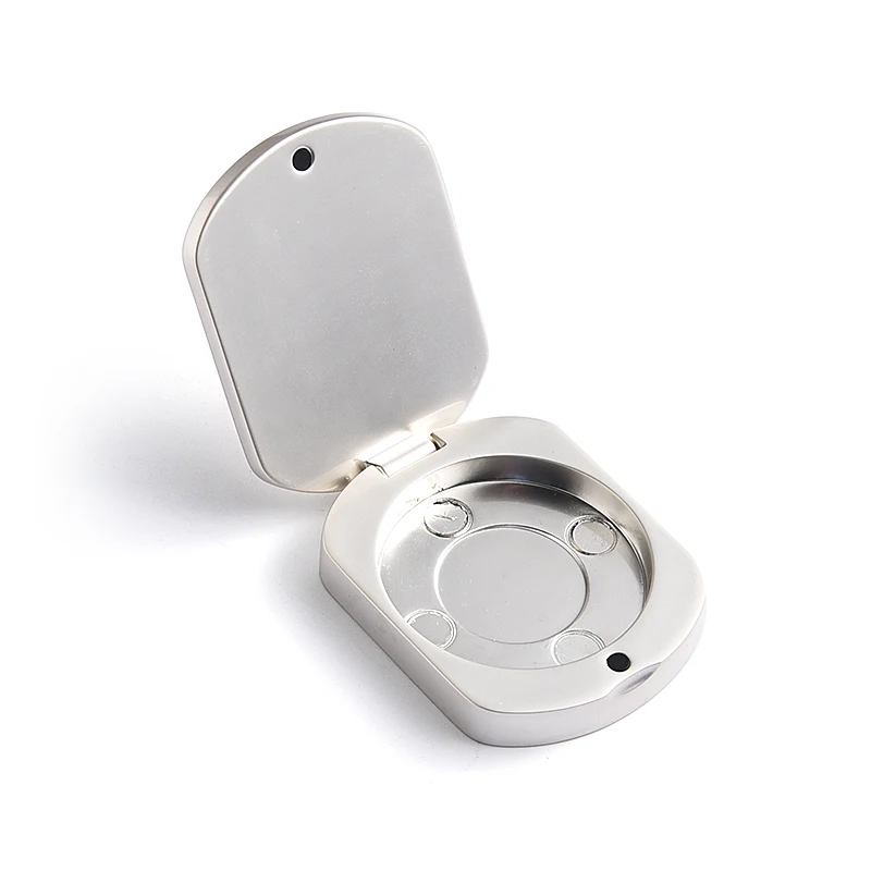 Fragrance Oil Metal Custom Pattern Fashion Solid Perfume Box Container