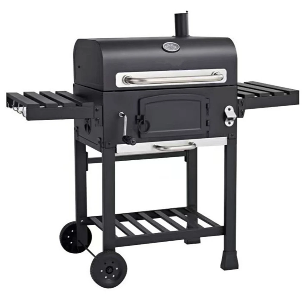 Trolley Bbq Rotisserie Chicken Cyprus Kebab Rotary Barbecue,Grill Brazilian Charcoal Grills Food Grade Stainless Steel OEMODM/