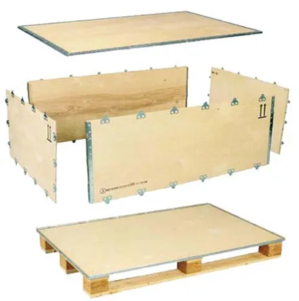 Collapsible Hinge Collar Storage Box Plywood Boxes No Nail Plywood Box