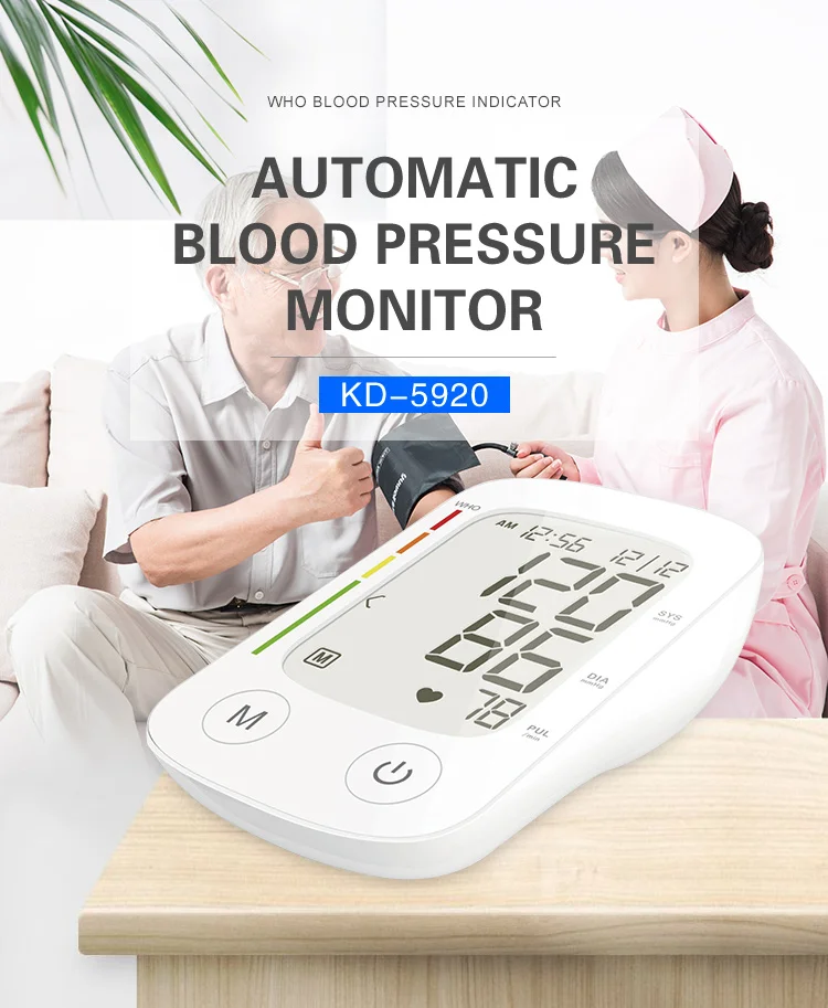 Andon Automatic Digital BP Blood Pressure Monitor Machine Medical Sphygmomanometer Voice