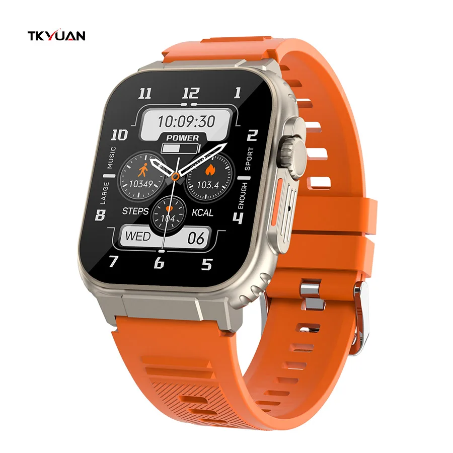 TKYUAN Fashion A70 Smart Watches 2023 Full Screen Touch HD Calling Relojes Inteligentes Sport Mens IP67 Display Smart Watch