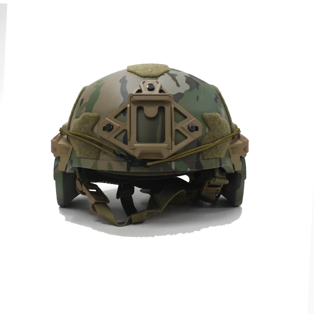 CXMM  camouflage tactical helmet aramid helmet with ear protection rail guides suspension system suffer system