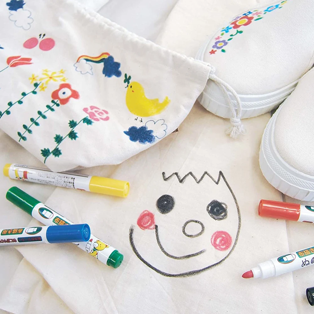 NUNO Pen Set 6 Colors Hot Selling Liquid Chalk Acrylic Marker Pen Whiteboard Marker Pens Made in Japan for Student Supplies JP