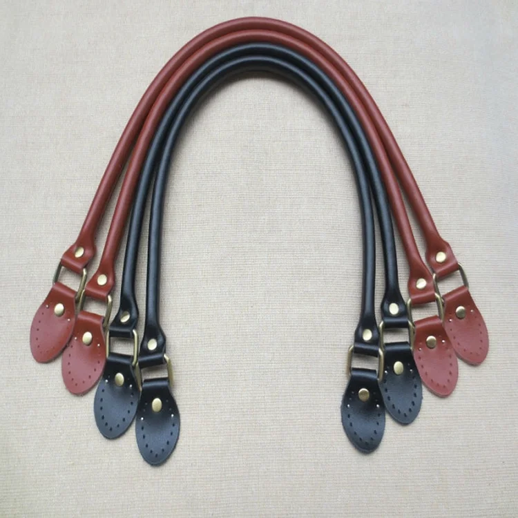 62cm cowhide  leather hardware ring single shoulder bag strap handle strap handle DIY bag accessories