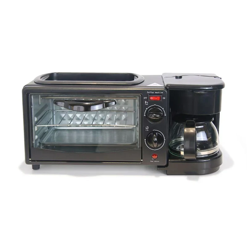 OEM Multifunction 9L Household 3in One Breakfast Maker Egg Cooker Toaster Pizza Oven Sandwich 3 in 1 Machine