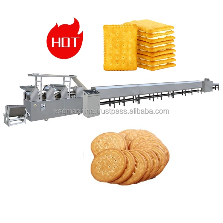 Commercial golden supplier functional twisted cookie and biscuit maker making machine automatic for factory use