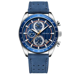 ODM Silicon Band Waterproof Sports Watch Luxury Japan Quartz Chronograph Movement Mens Watches in Wristwatches
