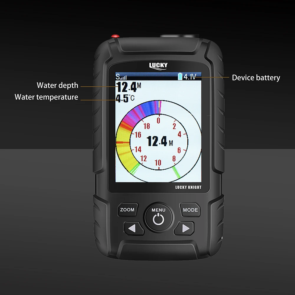 Счастливая FF718LiC-Ice подледная рыбалка инструмент Fish Finder с кабелем детектор