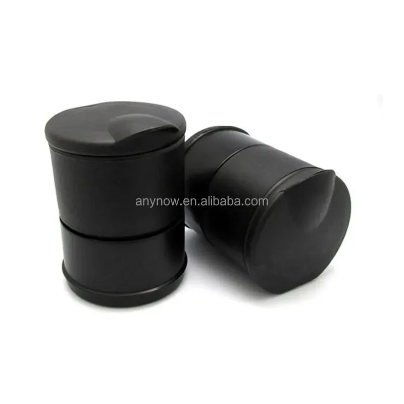 Black Car Vehicle Mounted LED Plastic Cigarette Ashtray