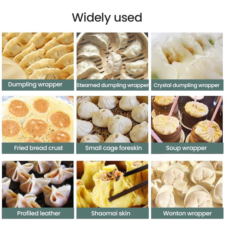 automatic samosa dumpling maker skin wrapper making machine price
