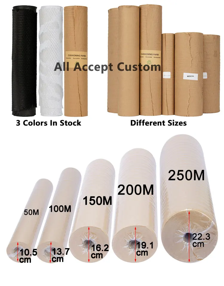 Alps 80g buffered honeycomb paper manufacturer kraft machin paper wrap recyclable cushioning honeycomb paper