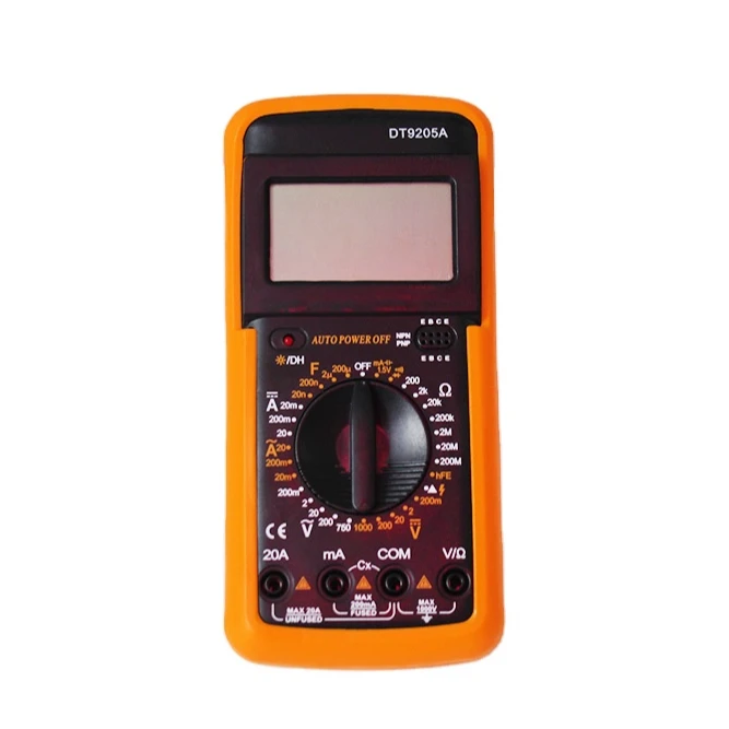 9205A Top Professional Auto Range Digital Victor Multimeter/Multimeter 6000 Counts AC DC Voltage Current Pocket Tester