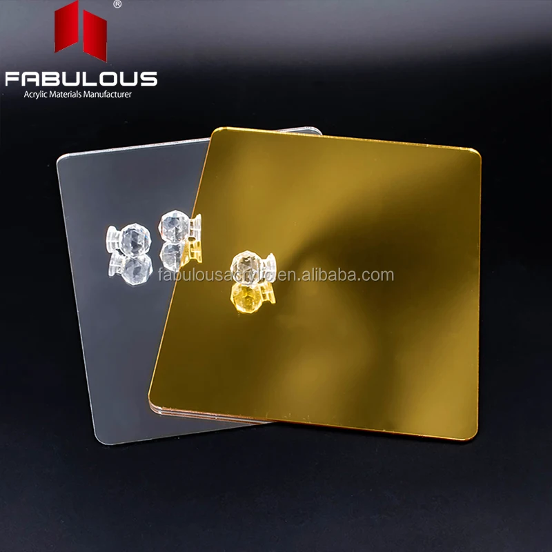 4'x8' 2mm Plastic Sheet Supplier Pmma Acrylic Gold