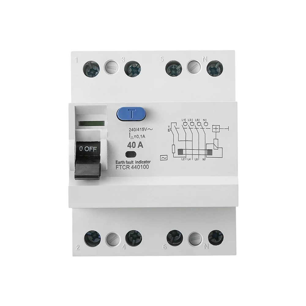 Moreday Dpnle Rcd Rcbo 3p 63a 30ma 100ma Rcbo Earth Leakage Breaker With Overcurrent Protection Rcbo 300ma