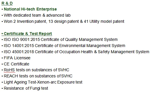 CGT China football field artificial turf suitable for school playground product