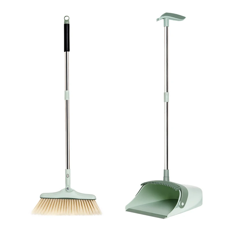 2020 New Design Cleaning Tool Broom And Dustpan Set, Wholesale Sweeping Plastic Brooms