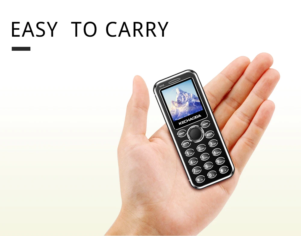  ShenZhen KECHAODA K115 FM MP3 две Sim-карты 2G мини мобильный телефон для пожилых