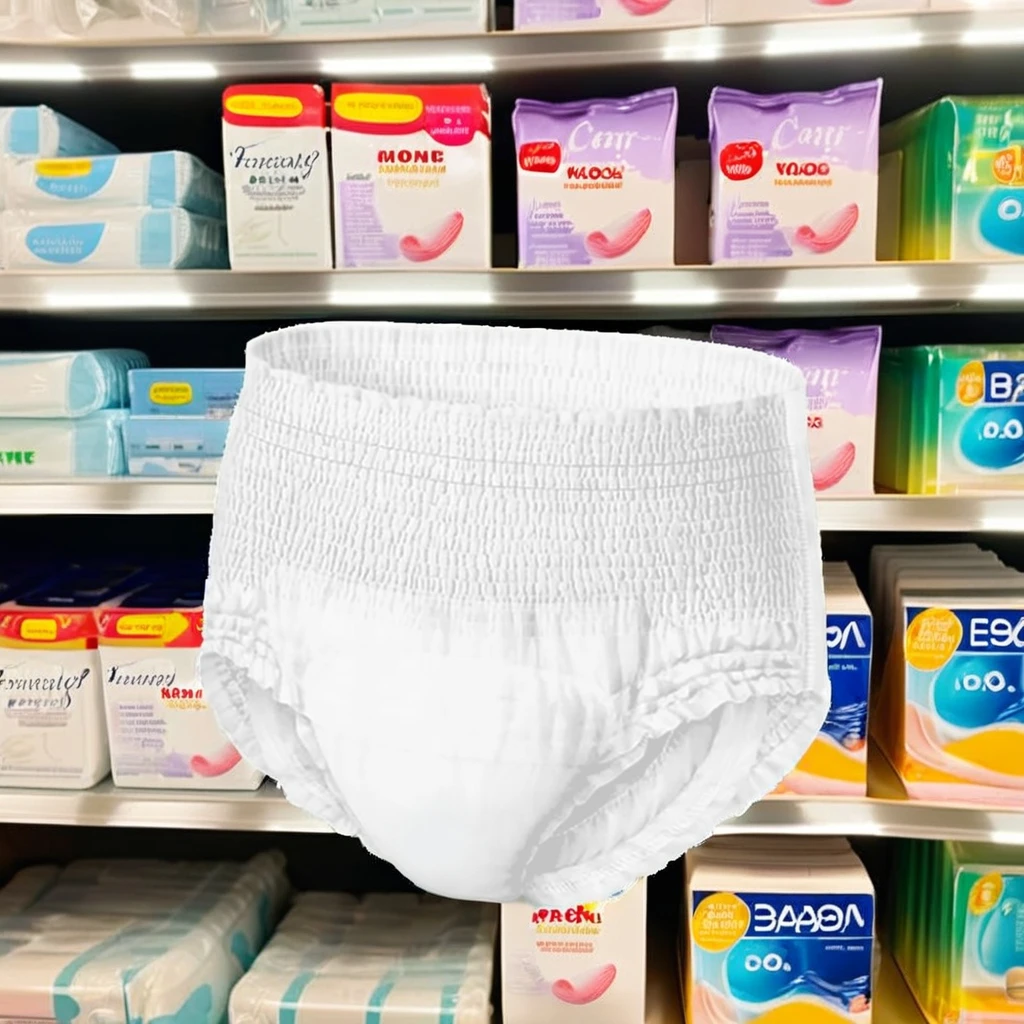 Xxxl Adult Diapers for Women Only Medical Briefs Women Disposable Diapers Pad Diaper Disposable Underwear for Women Woodpulp