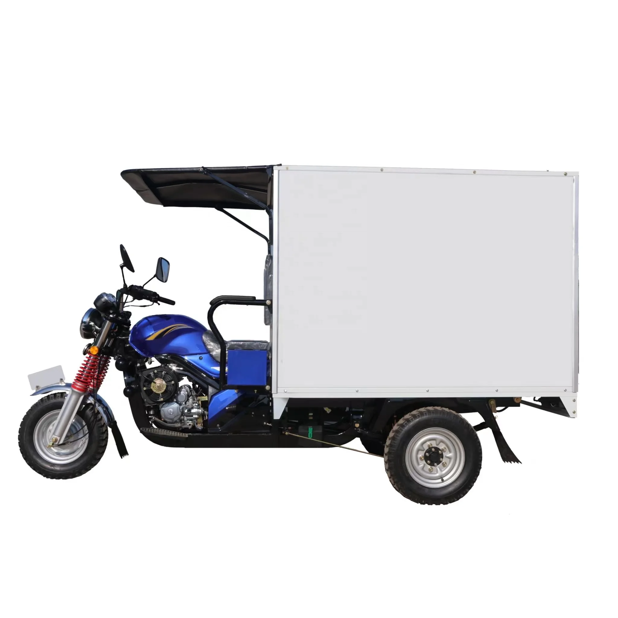 High performance gasoline express delivery vehicles three wheel adult low price trike motorcycle cargo tricycle
