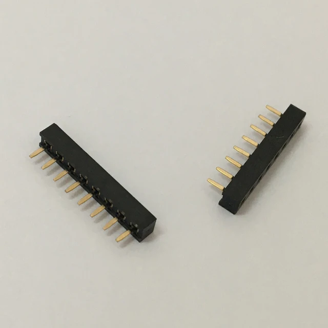 made in china PCB gold-plated 2.54mm dual row female header
