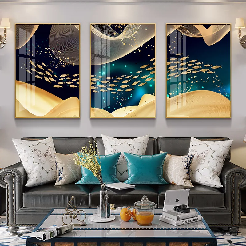 
Сделанная на заказ Абстрактная живопись разных размеров, комнатное настенное искусство, Хрустальная фарфоровая живопись 