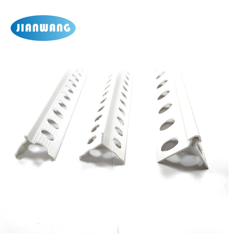 Hight Quality PVC Flexible Drywall External Angle Bead White PVC Plastering Corner Bead For gypsum board