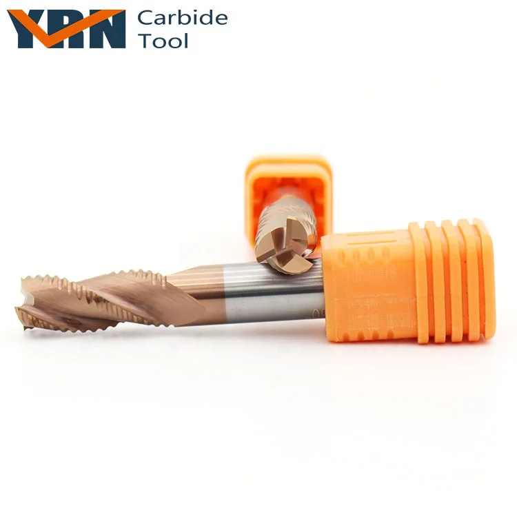 Recommended Solid Carbide Roughing Cutters 3 Flute Rough Milling Cutter HRC55 End Mill Side Face/ Step Shoulder/straight Slot
