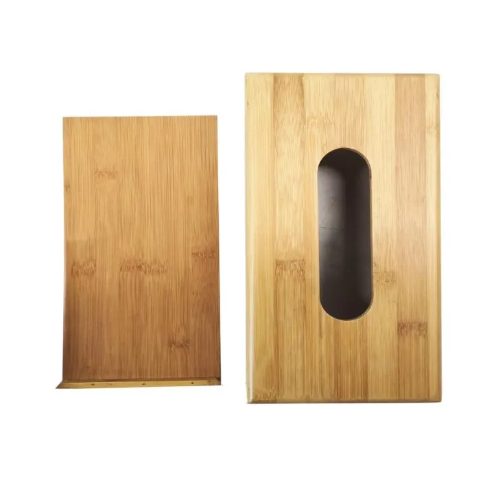 
Environmentally friendly solid wood napkin container napkin holder handmade tissue box 