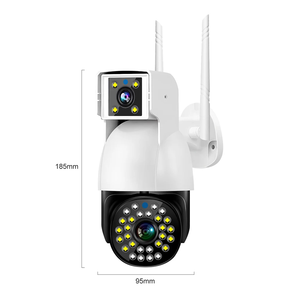 V380 WiFi Outdoor IP 2 way audio Auto Ptz Dual Lens CCTV Camera WiFi Sim Card Security network Camera