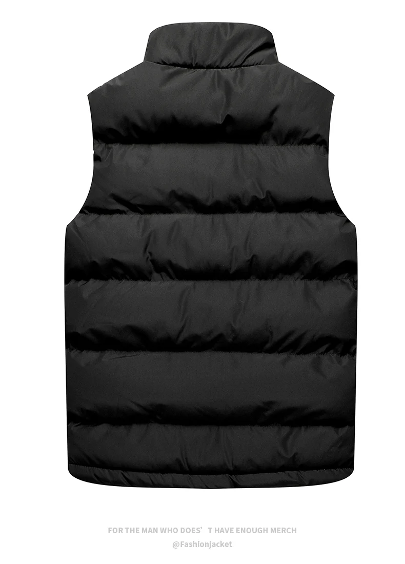 
Custom Logo Winter Quilted Puffer Down Vest Mens Vests 