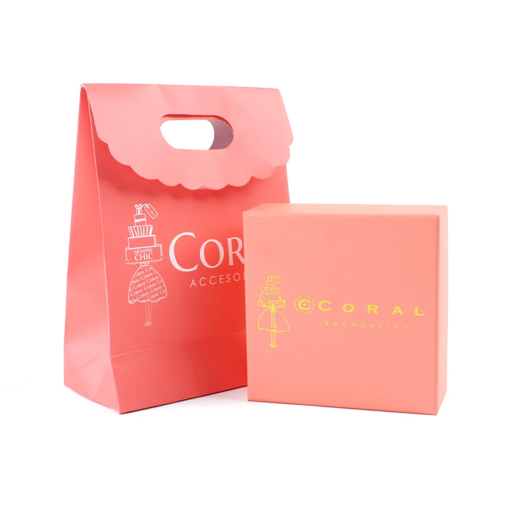 Yilucai Custom Pink Retail Shop Promotional Wedding Birthday Colored Gift Bag Kids Party