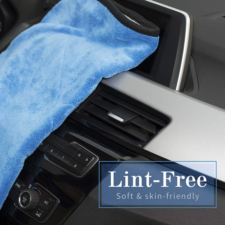 Wholesale Microfiber Coral fleece Professional Car Detailing Towel Super Absorbent Quick Drying Soft Car Towel