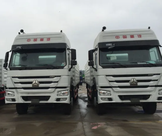 Sinotruk HOWO EURO2 Cargo Van Truck 10 Wheels A7 Lorry Goods Transport Truck