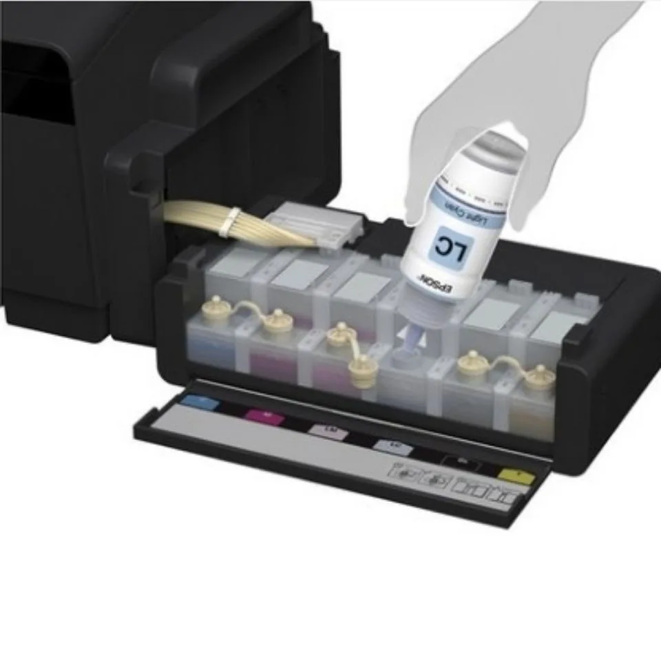 China Manufacturer Custom Waterbased Pigment Ink Digital Stencil Print Heat Design Diy Printer Dtf For L1800