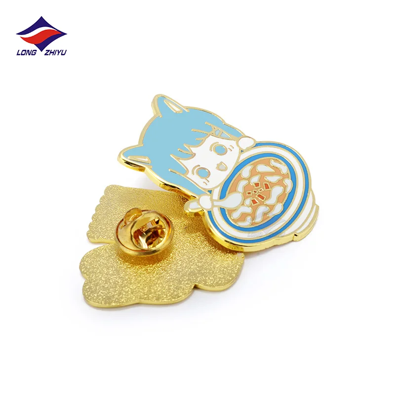 Longzhiyu Bespoke Lapel Pins Custom Logo Hard Enamel Pin Badges Metal Crafts for Promotional Gifts