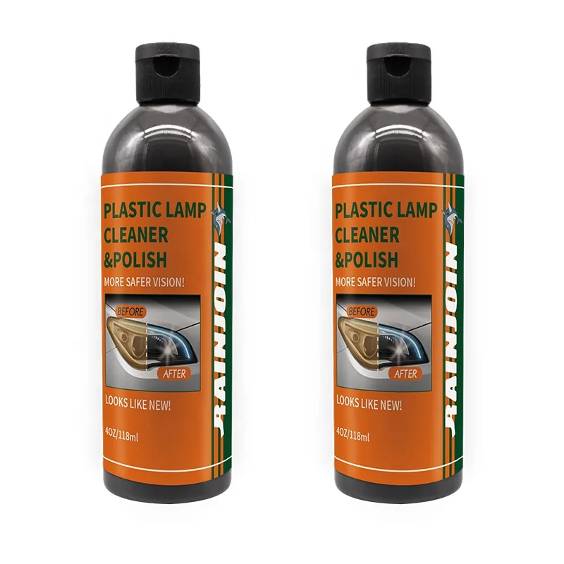 RAINJOIN 118ml Car Headlight Repair Polish Fluid Cleaner Car Restoration Liquid Restore Headlight Cleaner