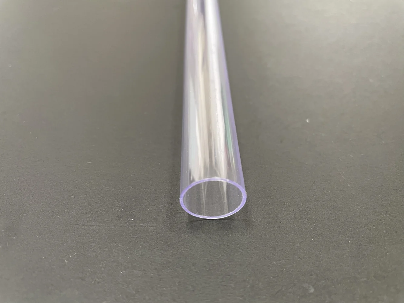 Transparent hard plastic PVC tube for decoration