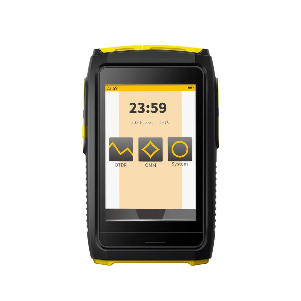 Mini OTDR Active Fiber Live Test 1550nm 20dB Optical Fiber Reflectometer Touch Screen OPM VFL OLS Fiber Tester SC Connector