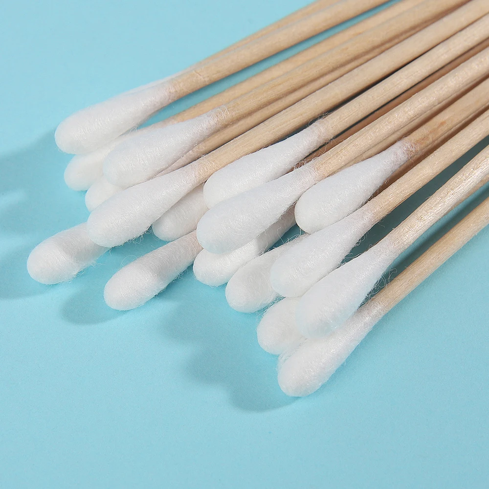 Customized hot sale, plastic bag with double head 15 cm, cotton swab for medical sterilization