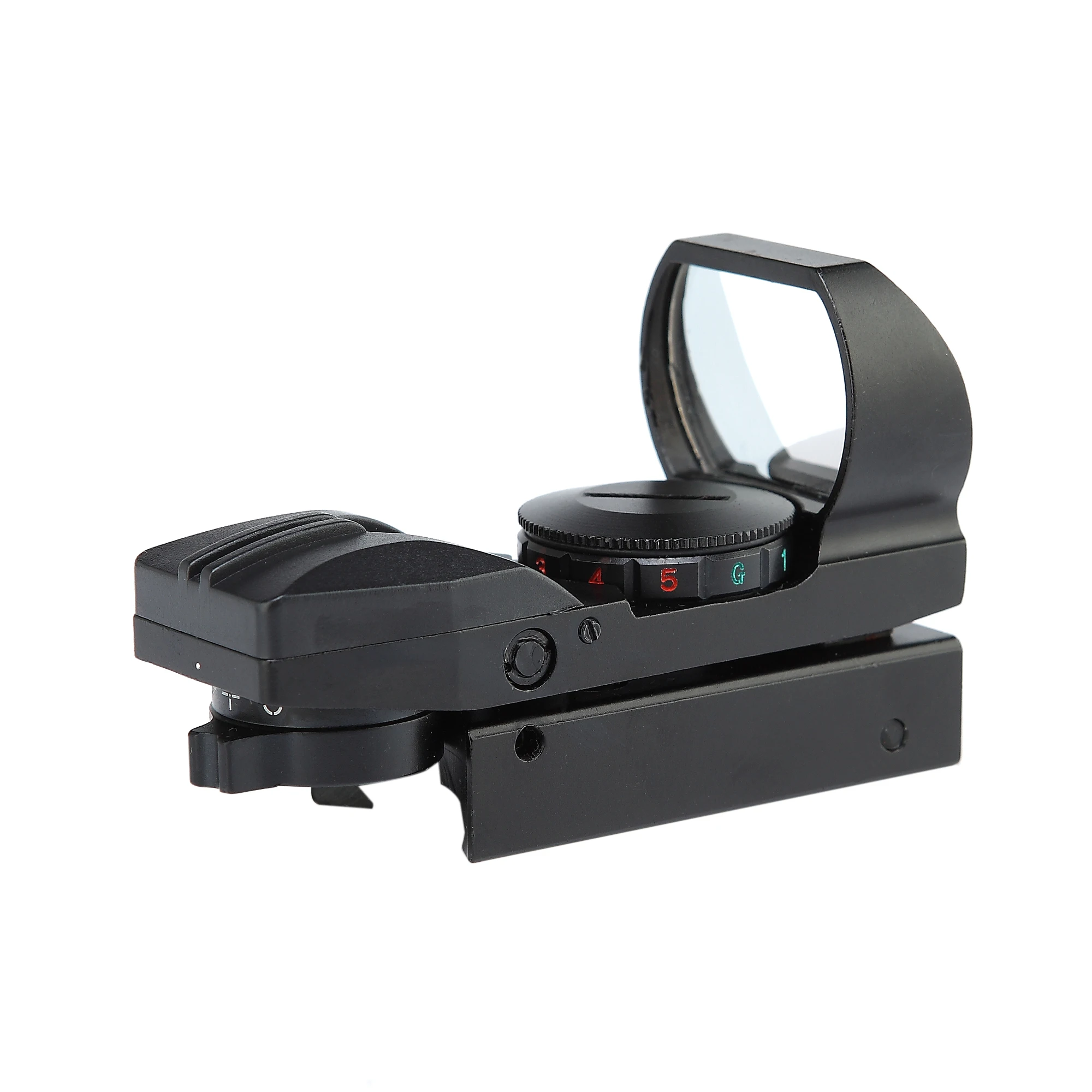 
Holographic Open Red Green Dot Reflex Sight, Red Dot Scope Red Dot 4 Type Reticle for Pistol 