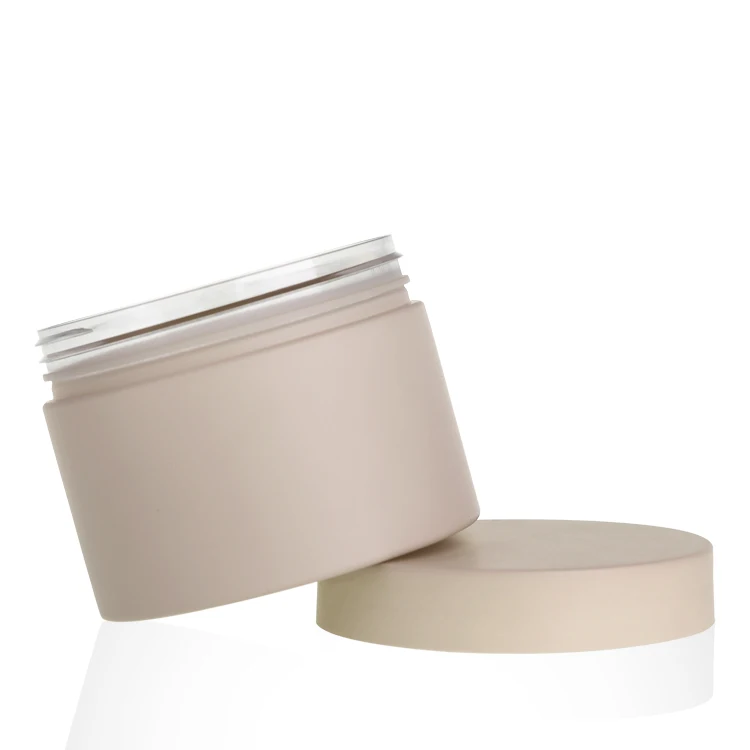 Воск для волос упаковка цветные баночки тела лосьон бежевый широкий рот пластиковые 150 мл 200 250 300 350 матовая косметика